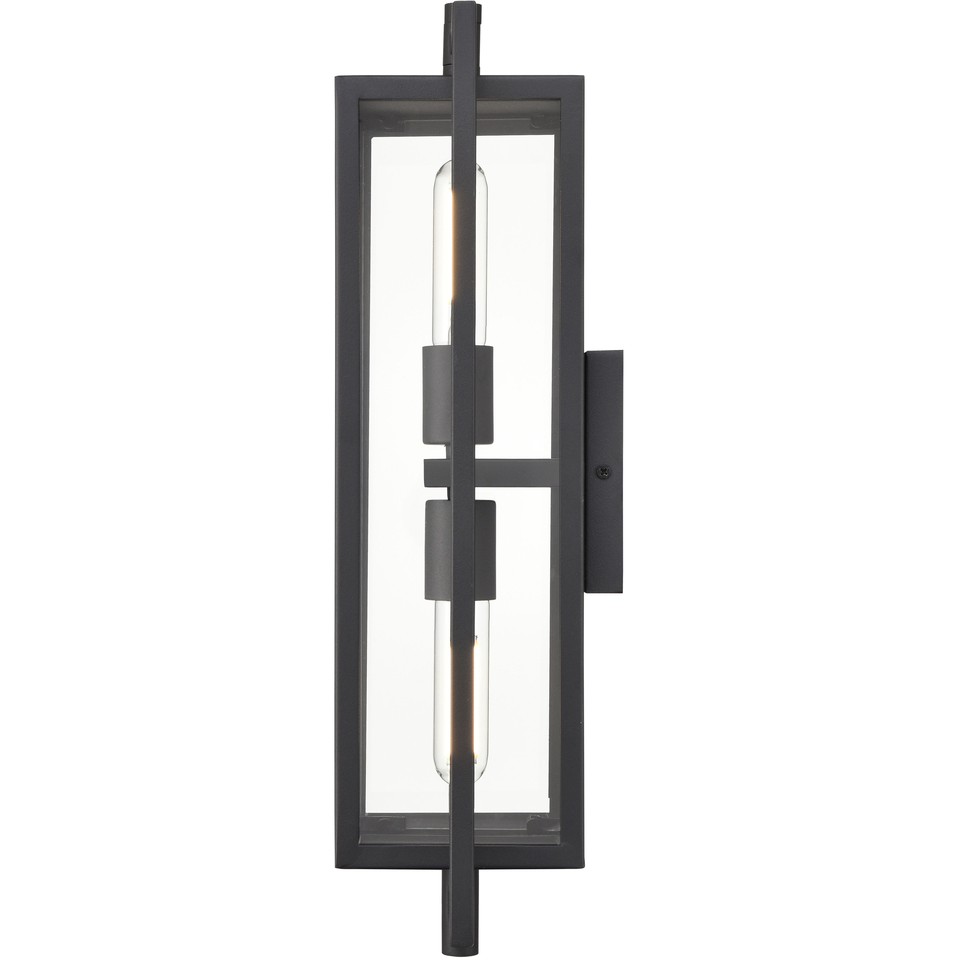 Rankin 2 Light 19.7 inch Textured Black Outdoor Wall Sconce
